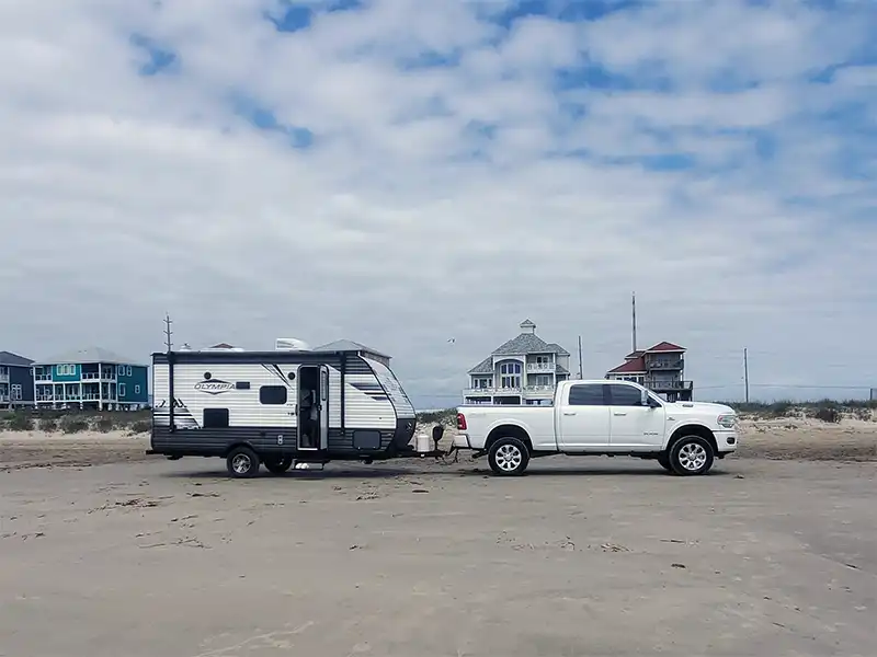 Photo of a camper at Brazoria County Free Beach Access #4