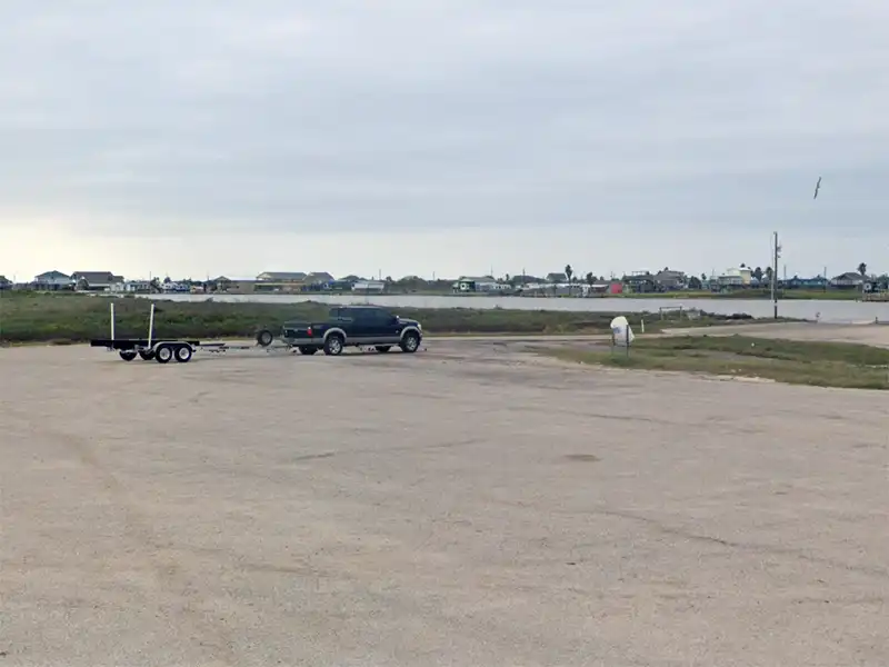 Photo of the boat ramp at West Mooring Dock Park, Bay City Texas