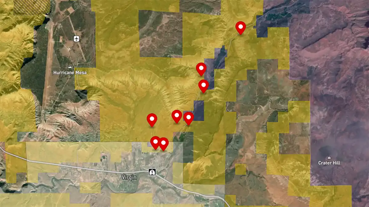 North Creek Dispersed Camping Map - North Creek Dispersed Camping Area Map.webp